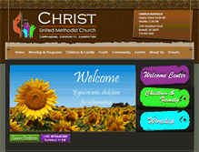 Tablet Screenshot of christchurchumc.org